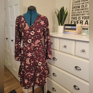 Ann Taylor Factory Long Sleeve Dress